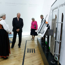21 September: The King attends the opening of Iskosset" - a new part of the Ski Museum  (Photo: Erlend Aas / Scanpix)